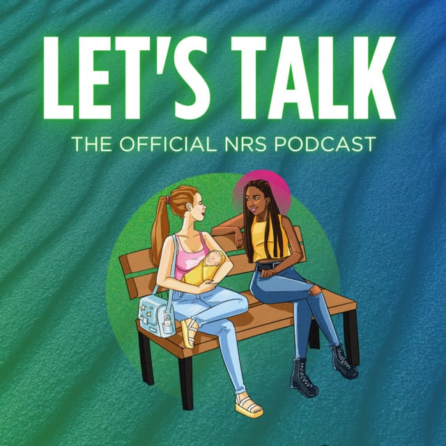 Chicago non-profit National Runaway Safeline artwork for official podcast "Let's Talk"